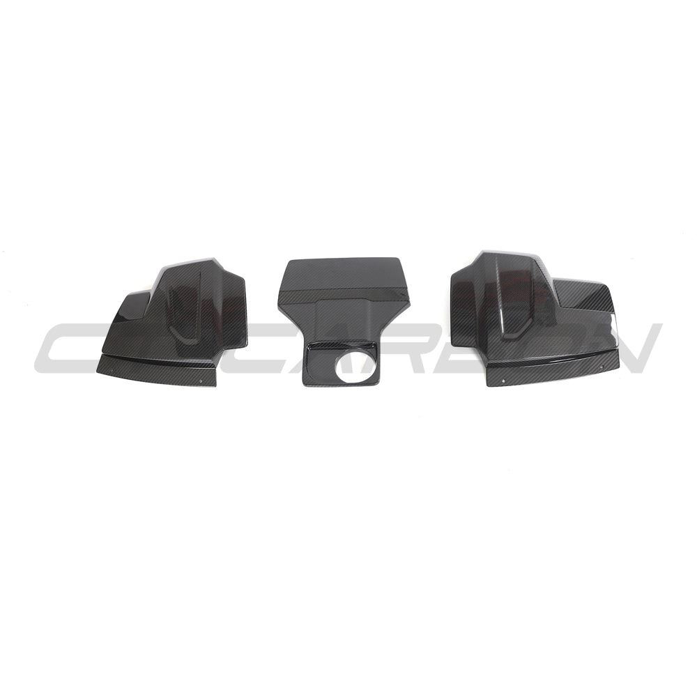 AUDI R8 COUPE 2015-2024 CARBON FIBRE ENGINE & AIR BOX COVER AUDI R8 COUPE 2015-2024 CARBON FIBRE ENGINE & AIR BOX COVER
