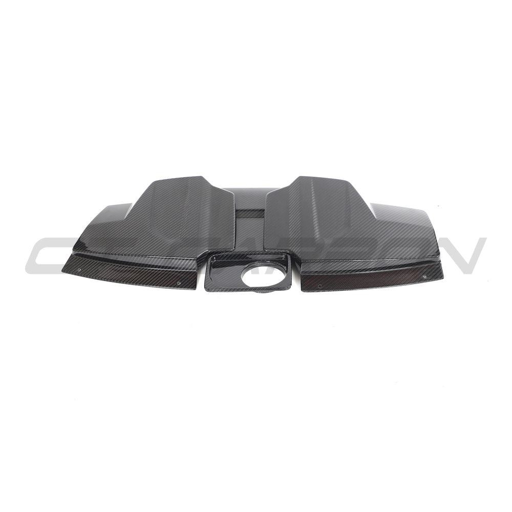 AUDI R8 COUPE 2015-2024 CARBON FIBRE ENGINE & AIR BOX COVER AUDI R8 COUPE 2015-2024 CARBON FIBRE ENGINE & AIR BOX COVER