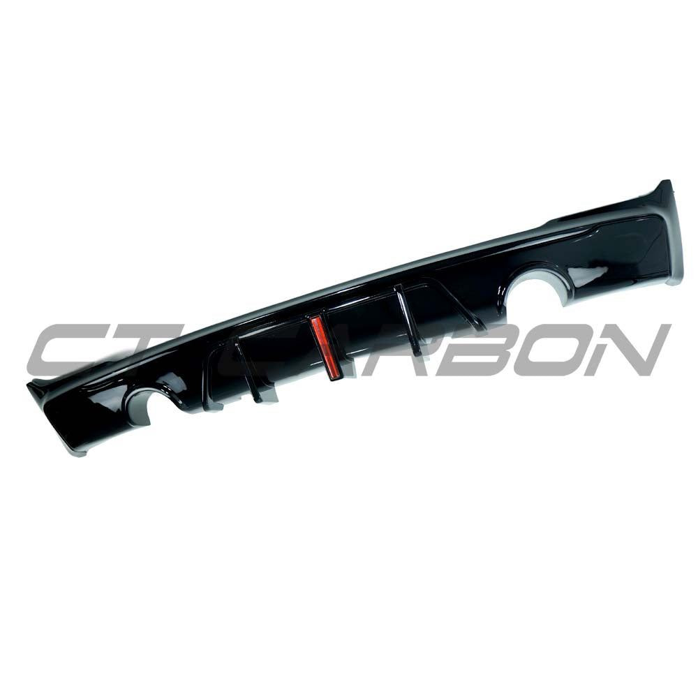 BMW F22/F23 2 SERIES 2014-2020 GLOSS BLACK DUAL EXHAUST DIFFUSER