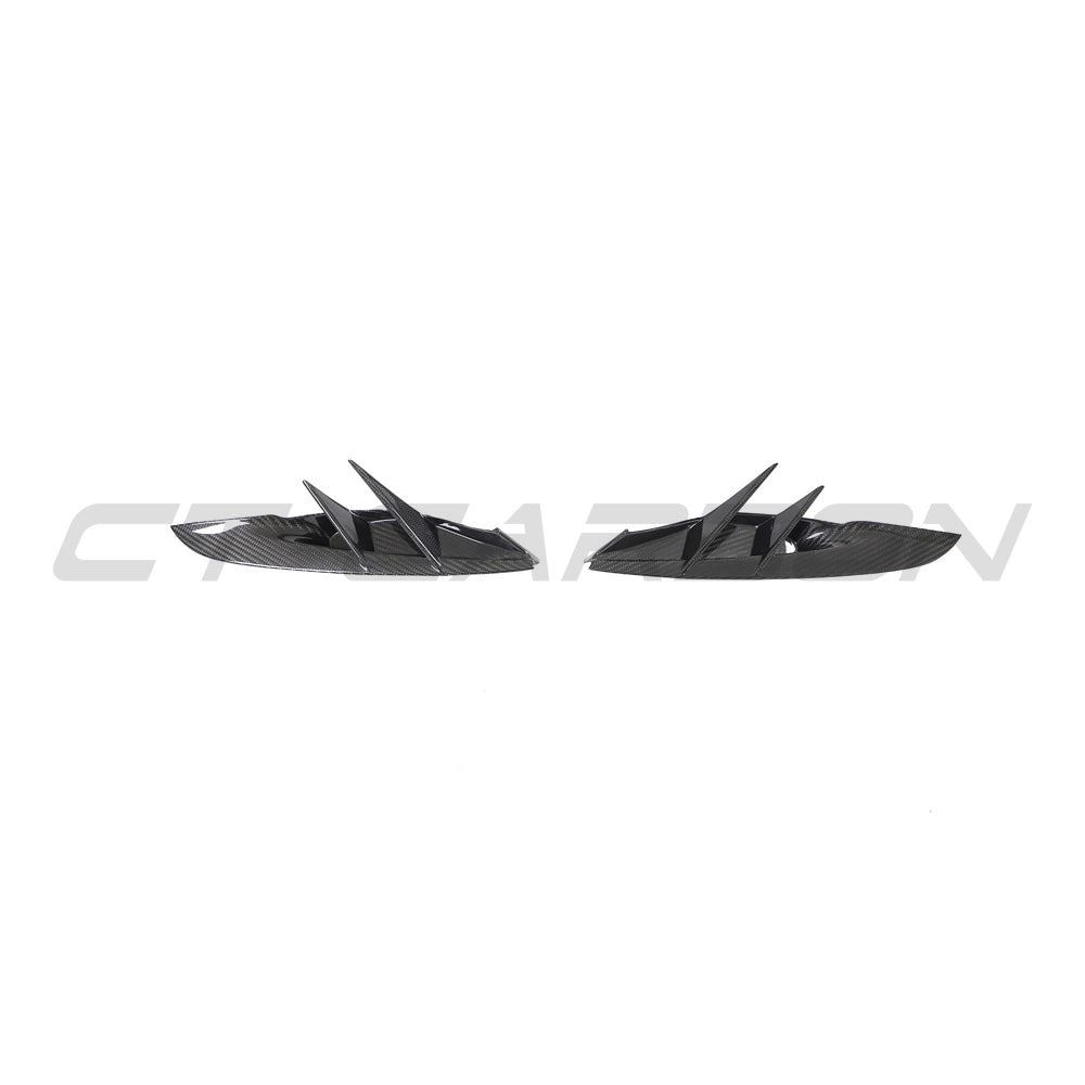 TOYOTA SUPRA 2019+ A90 CARBON FIBRE FRONT BUMPER VENT TRIM