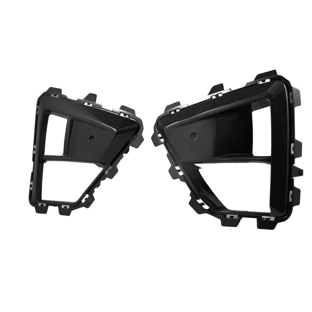 BMW X5M LCI 2023+ CARBON FIBRE FRONT BUMPER TRIM BMW X5M LCI 2023+ CARBON FIBRE FRONT BUMPER TRIM
