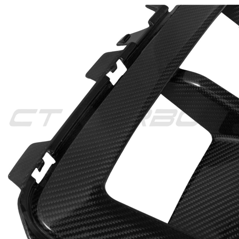 BMW X5M LCI 2023+ CARBON FIBRE FRONT BUMPER TRIM BMW X5M LCI 2023+ CARBON FIBRE FRONT BUMPER TRIM