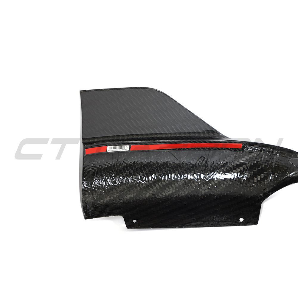 PORSCHE 992 CARRERA 2018-2024 CARBON FIBRE CORNER SPLITTERS