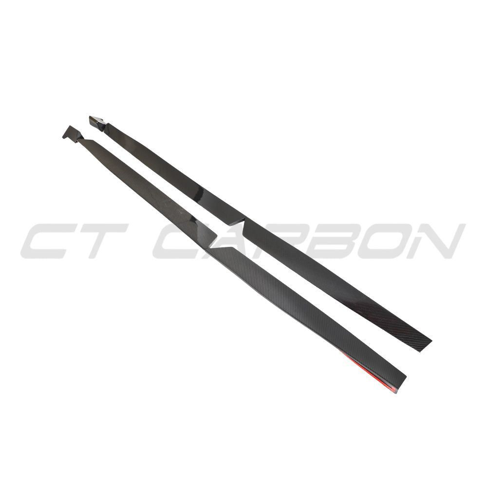 AUDI RSQ8 2020+ CARBON FIBRE SIDE SKIRTS (Gloss Carbon) - CT CARBON