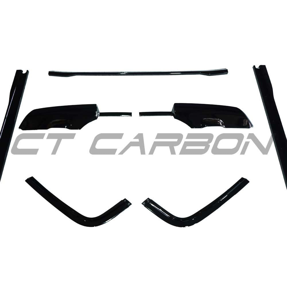 FORD TRANSIT CUSTOM (SWB) 2018-2023 GLOSS BLACK FULL KIT