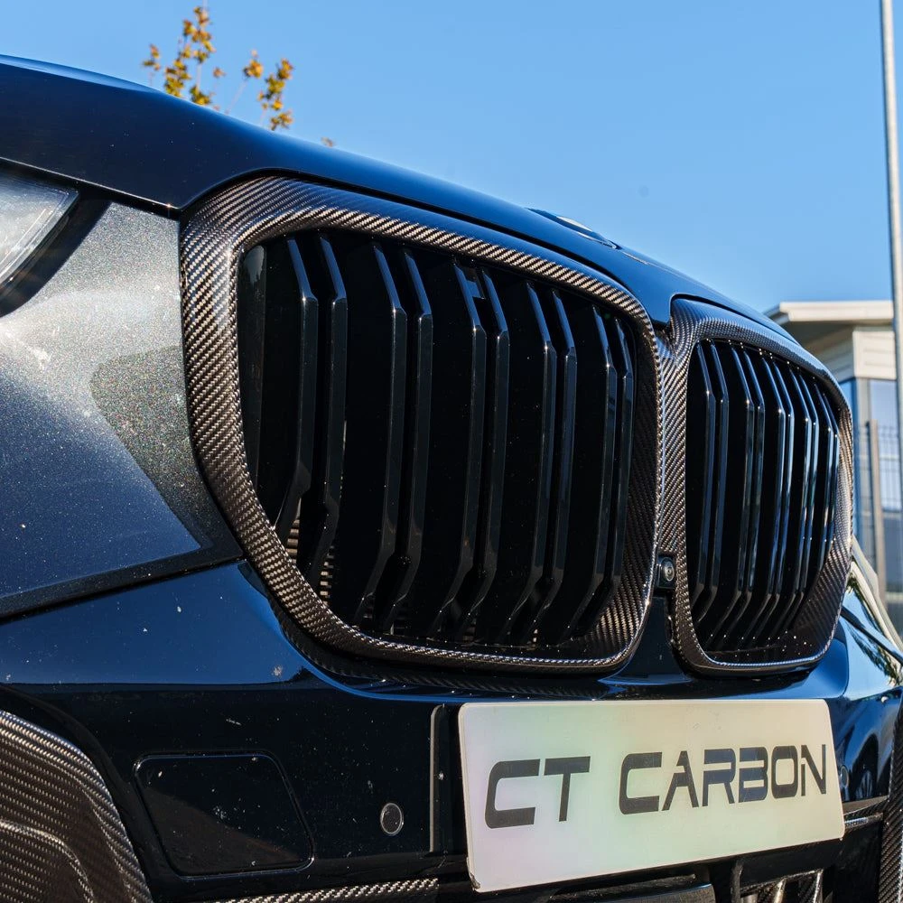 BMW X5 G05 2024+ LCI DOUBLE SLAT PRE-PREG CARBON FIBRE GRILLE
