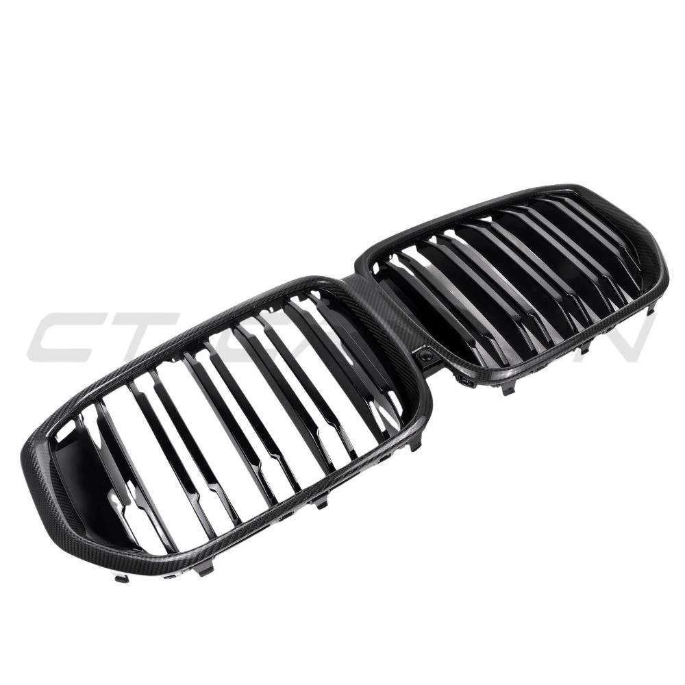 BMW X5 G05 2024+ LCI DOUBLE SLAT PRE-PREG CARBON FIBRE GRILLE