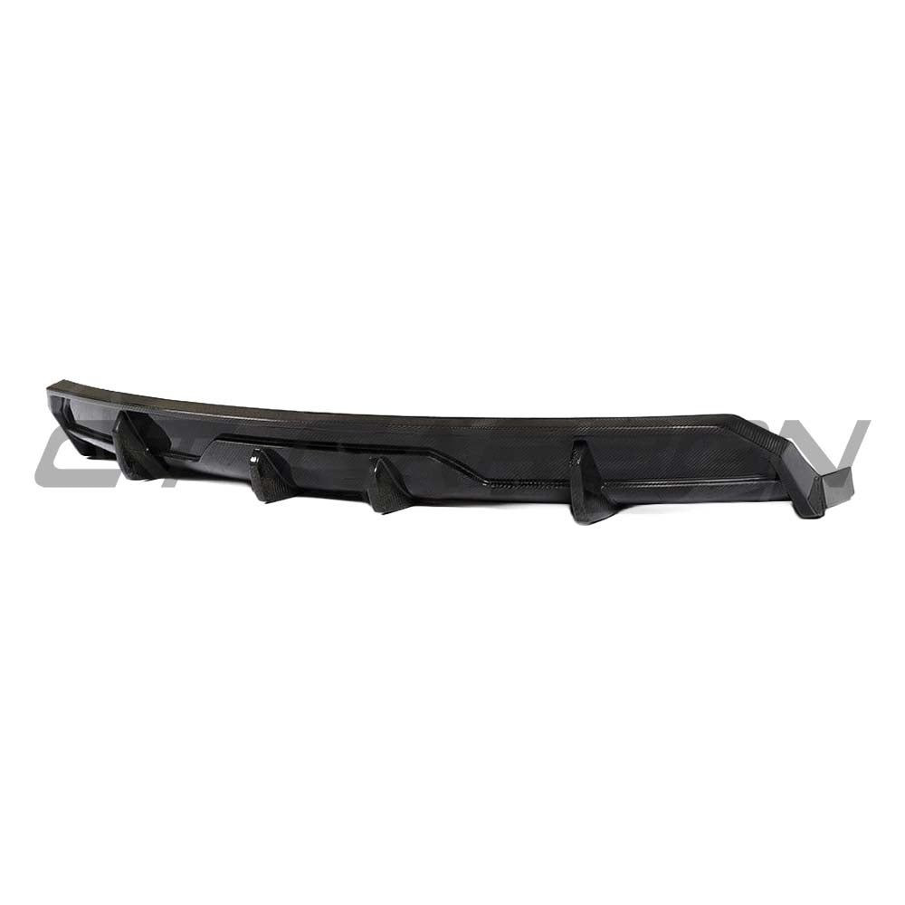 TESLA MODEL 3 2017-2023 CARBON FIBRE DIFFUSER - V1 - CT DESIGN