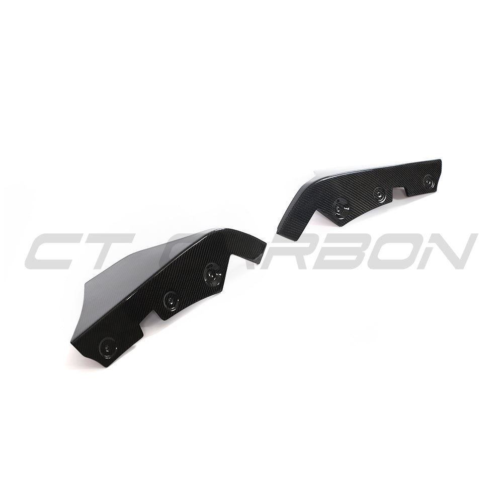 TOYOTA SUPRA 2019+ A90 CARBON FIBRE REAR BUMPER CORNERS