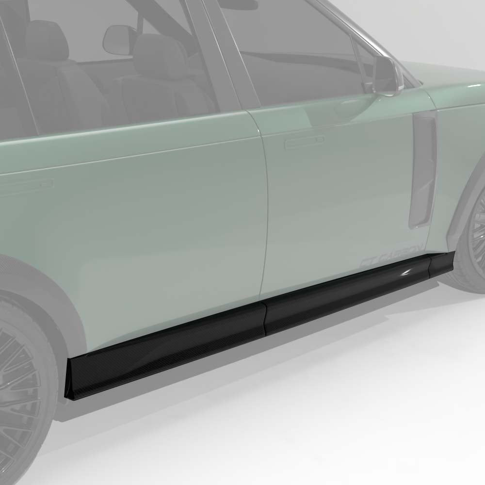 RANGE ROVER L460 2022+ CARBON FIBRE SIDE SKIRTS - LWB - CT DESIGN