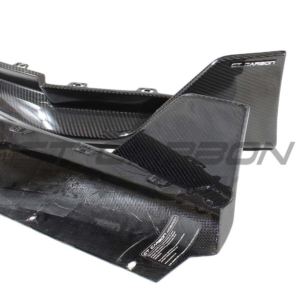 BMW G82/G83 M4 2021+ CARBON FIBRE REAR BUMPER CORNERS - V1