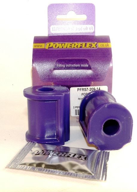Front Rear Anti Roll Bar Bush 14mm - 2 x PFF57-209-14