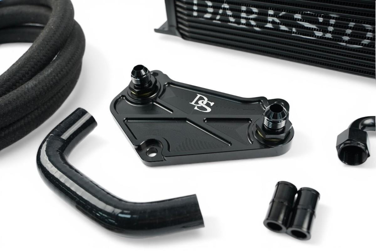 Darkside DSG / Auto Gearbox Front Mounted Oil Cooler Kit for CJAA / CBEA US Spec Engines Darkside DSG / Auto Gearbox Front Mounted Oil Cooler Kit for CJAA / CBEA US Spec Engines