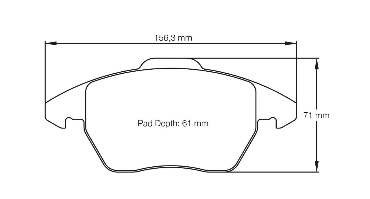 Pagid S8001 RSL 29 Front Brake Pads for Mk5 Platform / Audi TT 312mm & 288mm Discs Pagid S8001 RSL 29 Front Brake Pads for Mk5 Platform / Audi TT 312mm & 288mm Discs