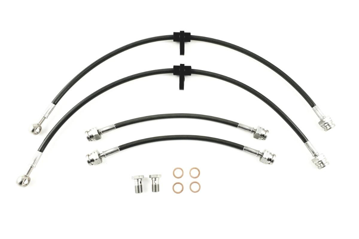 Audi TT 8J 2.0 TFSI / TDI (2006-) Stainless Steel Braided Brake Line Kit Audi TT 8J 2.0 TFSI / TDI (2006-) Stainless Steel Braided Brake Line Kit