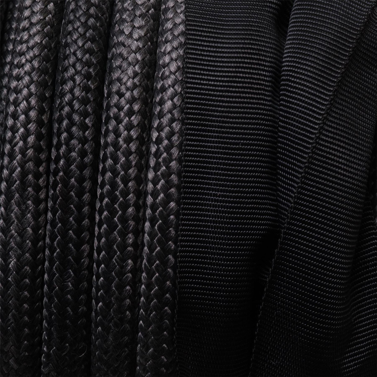 SaberPro® Double Braided 30M Winch Rope (black)