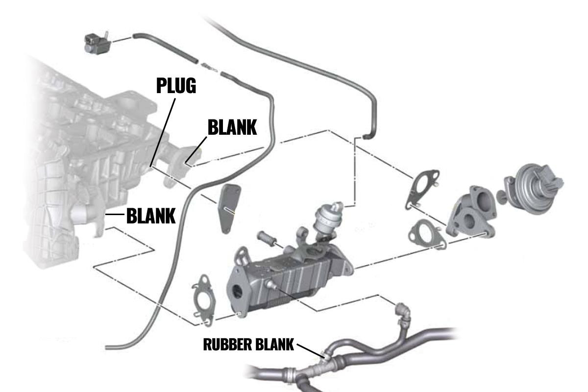 MINI N47N EGR and EGR Cooler Delete Kit - EGR Cooler 11717823319 MINI N47N EGR and EGR Cooler Delete Kit - EGR Cooler 11717823319