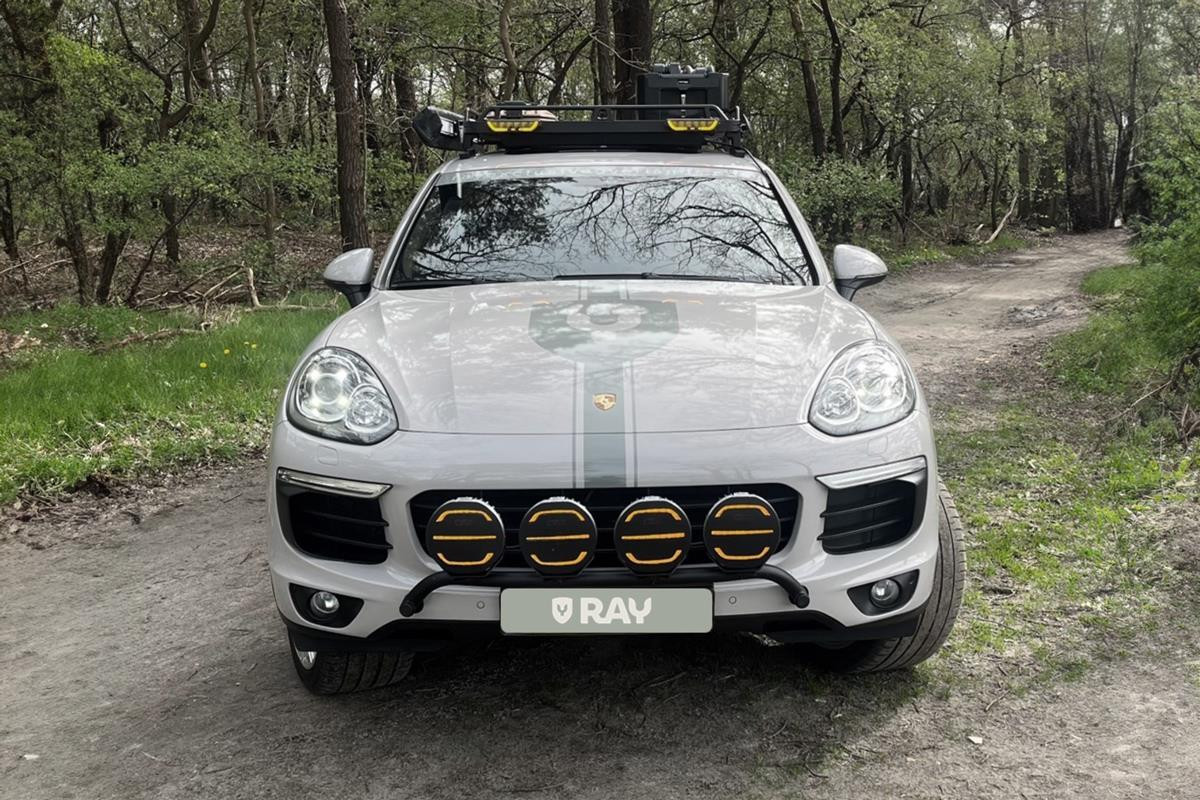 Bolt on Raised Light Bar for VW Touareg / Porsche Cayenne