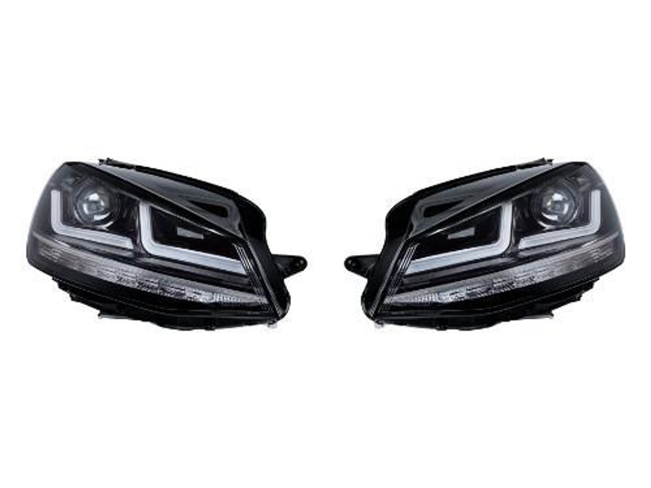 VW Golf VII MK7 OSRAM LED Headlamps in Chrome