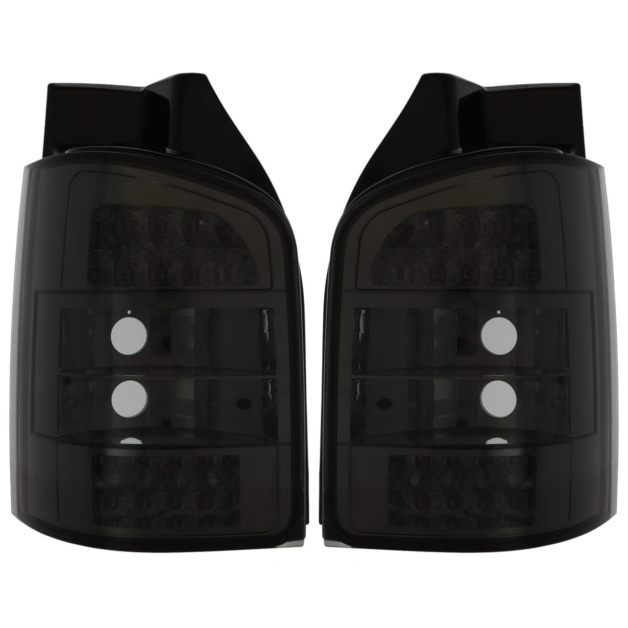 VW Transporter 2003-2009 T5 Smoked Rear Lights for Models with Tailgate Rear Door