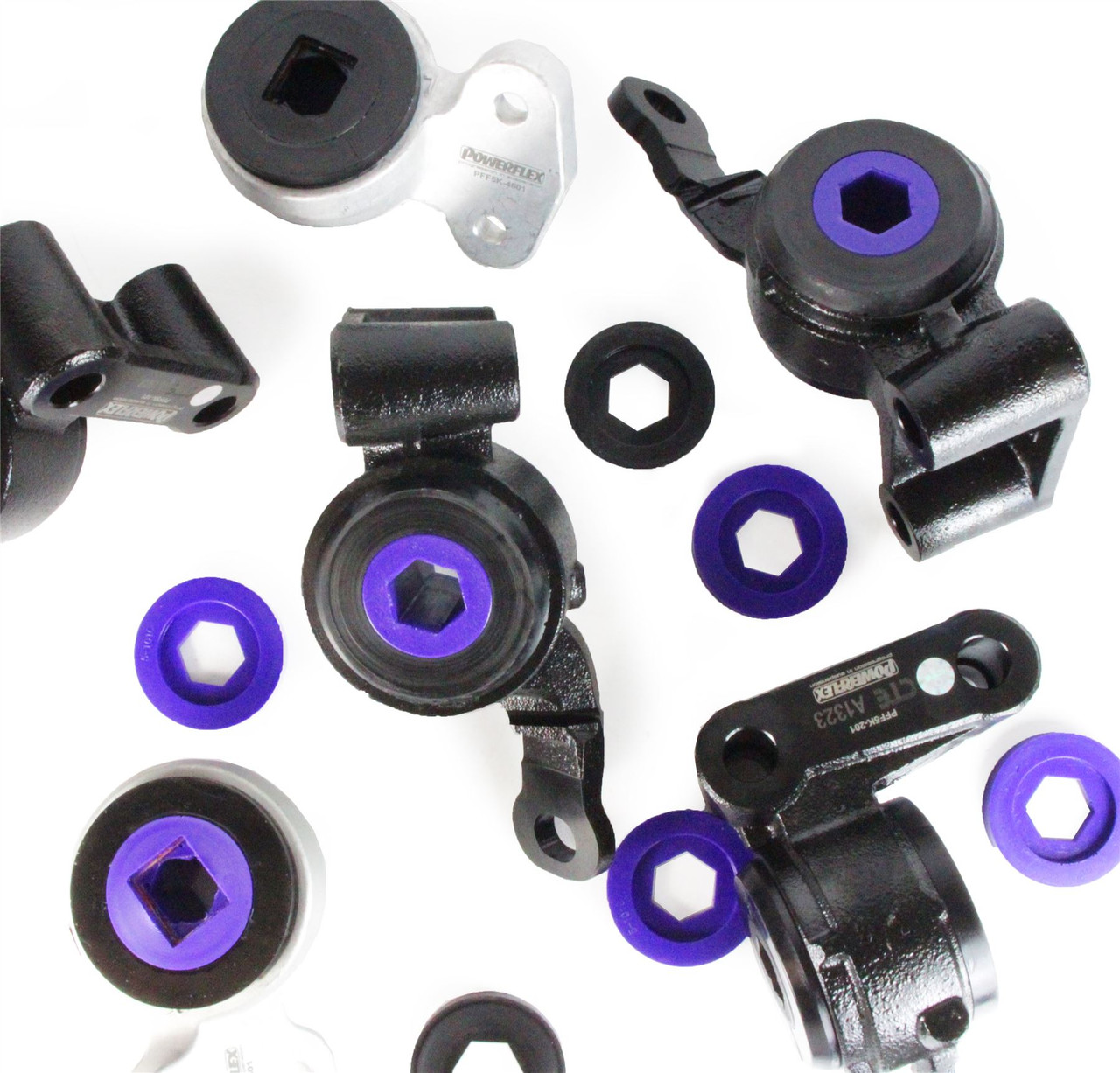 Front Wishbone Rear Bush & Bracket - 66mm - 2 x PFF5K-4601