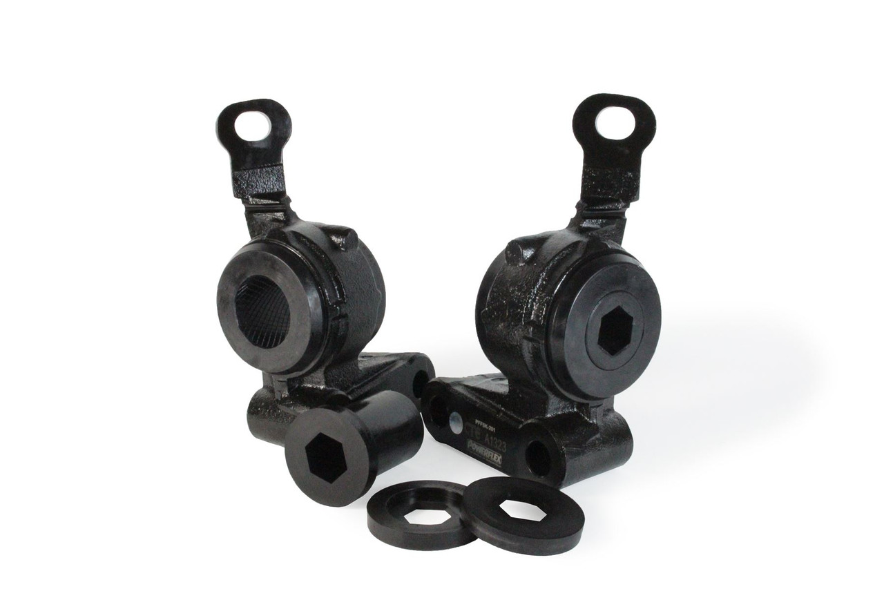 Front Wishbone Rear Bush & Bracket - 2 x PFF5K-201BLK Front Wishbone Rear Bush & Bracket - 2 x PFF5K-201BLK