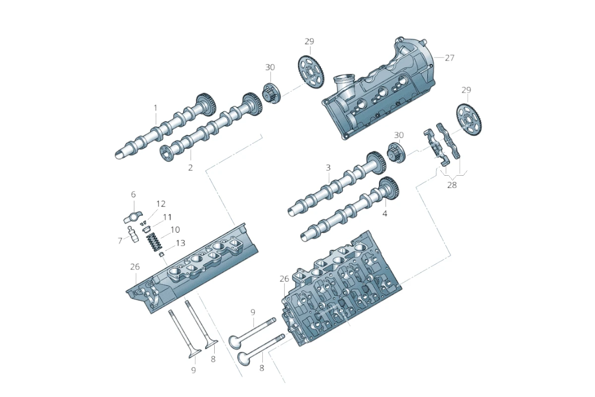 Genuine Volkswagen Amarok V6 3.0 TDI Camshaft Kit Genuine Volkswagen Amarok V6 3.0 TDI Camshaft Kit