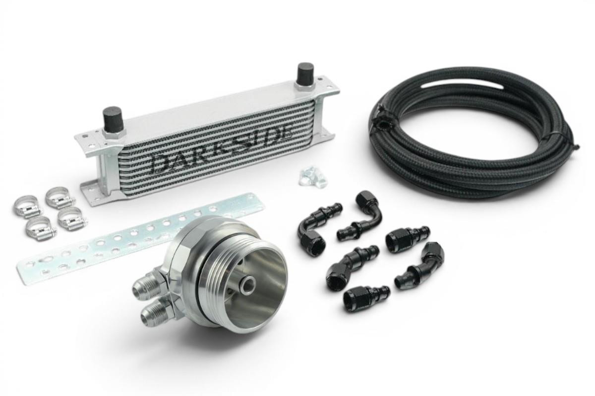 Darkside Universal Front Mounted Oil Cooler Kit for 3.0 TDI VAG Engines (CNC Oil Filter Cap)