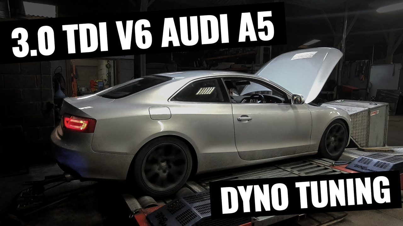 228BHP to 340BHP! 4WD DYNO TUNING - AUDI A5 3.0 TDI QUATTRO PROJECT 