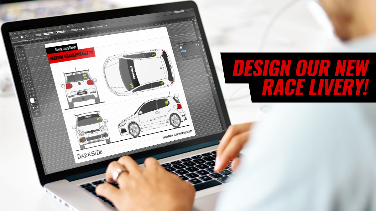 DESIGN OUR NEW RACE LIVERY! WIN A DARKSIDE MERCHADISE PACK + PASSENGER RIDES