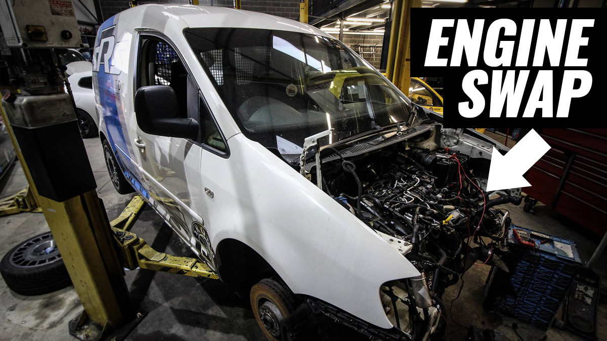 Engine Out / Engine In - SRS 2.0 CR TDI DQ500 4-Motion Caddy Build - Part 1