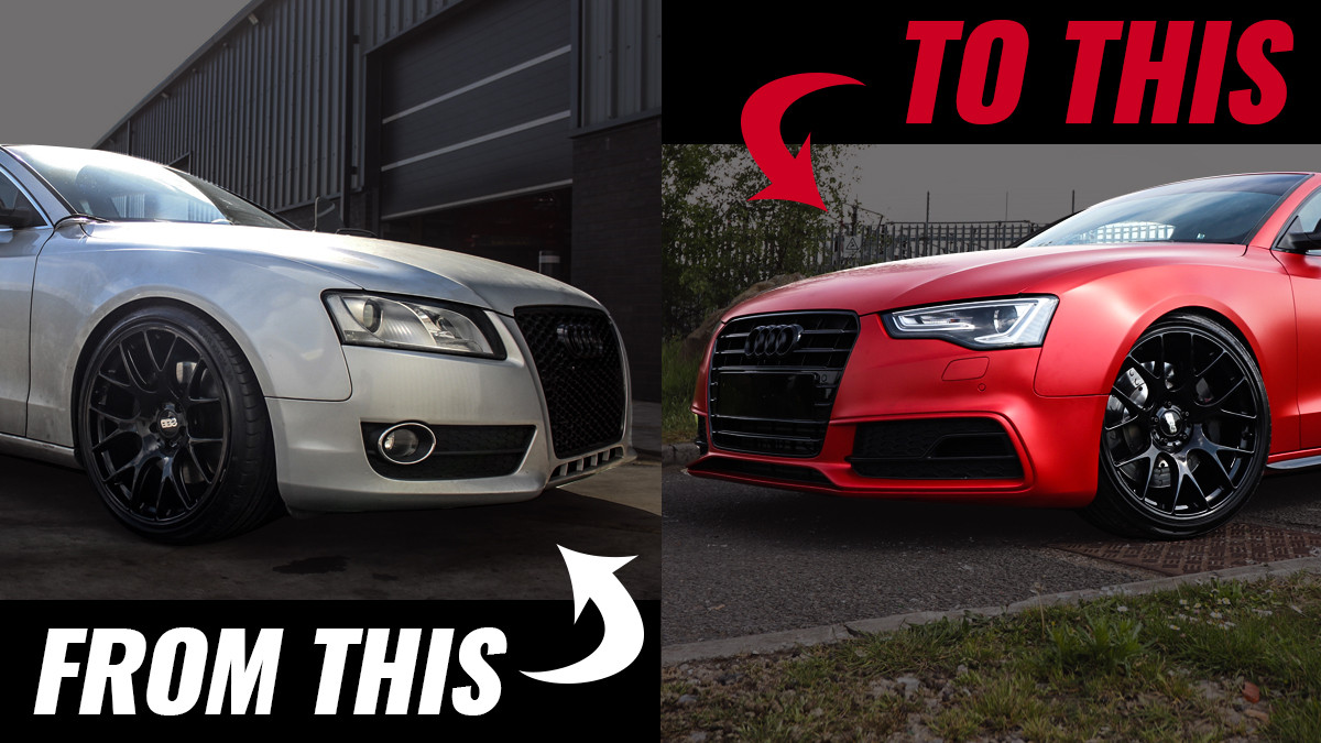 FACELIFT AND FULL VINYL WRAP!!! - AUDI A5 3.0 TDI QUATTRO PROJECT