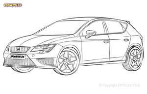 Leon Mk3 upto 150PS Rear Beam - 5F - 2013-2020