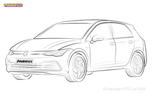 Golf Mk8 2WD Rear Beam - 2020-