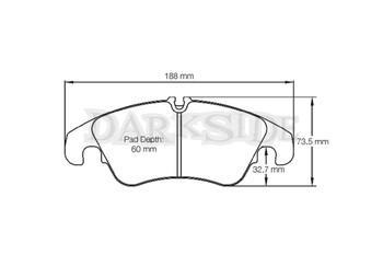 Pagid E8096 RS19 Front Pads - Audi S4 / S5 B8 345mm Pagid E8096 RS19 Front Pads - Audi S4 / S5 B8 345mm