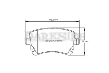 Pagid E8039 RS19 Rear Pads - Audi S4 / S5 B8 330mm Pagid E8039 RS19 Rear Pads - Audi S4 / S5 B8 330mm