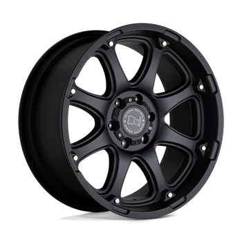Black Rhino GLAMIS MATTE BLACK Alloy Wheel - 17X9 - 5X139.7 - CB: 78.1 - ET0