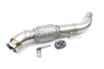 BMW 123D N47S Engine 3" Stainless DPF Delete Downpipe