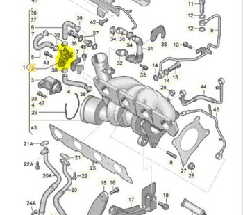 Pressure Converter / N75 Valve for VAG 2.0 TFSI Petrol Engines