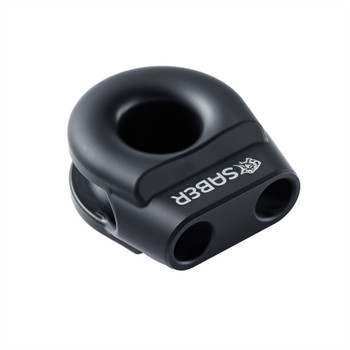 6061 Aluminium Spliced Winch Thimble UPDATED DESIGN - Cerakote Black