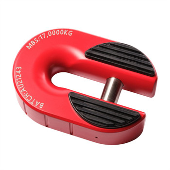 Saber 7075 Alloy Winch Shackle - Cerakote Red