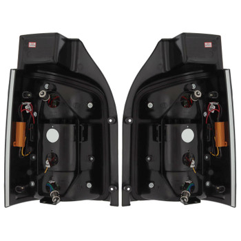 VW Transporter 2003-2009 T5 Smoked Rear Lights for Models with Twin Rear Doors