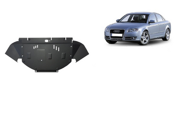 Steel Engine Sump Guard for Audi A4 B7 / B7 Allroad / A4 B6 2.5 TDI / Seat Exeo / Passat B5 2.5 TDI / Skoda Superb 2.5 TDI