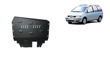 Steel Engine Sump Guard for Seat Alhambra & VW Sharan Diesel Models - 99-10