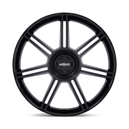 Rotiform FRA GLOSS BLACK WITH MATTE BLACK SPOKES Alloy Wheel - 22X12 - 5X130 - CB: 71.5 - ET60