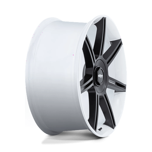 Rotiform FRA GLOSS WHITE WITH MATTE BLACK SPOKES Alloy Wheel - 22X10 - 5X130 - CB: 71.5 - ET56 Rotiform FRA GLOSS WHITE WITH MATTE BLACK SPOKES Alloy Wheel - 22X10 - 5X130 - CB: 71.5 - ET56