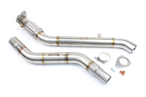 Darkside 2.5" Stainless DPF Delete Downpipe for 2.0 8v TDI Audi A4 Convertible BPW Engines