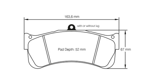 Pagid S8087 RST 1 Brake Pads - S8087T01001 Pagid S8087 RST 1 Brake Pads - S8087T01001