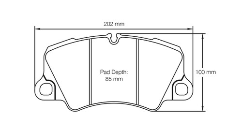 Pagid S4580 RSL 1 Front Brake Pads for Ferrari 458 / 488 / F8 - S4580L01001