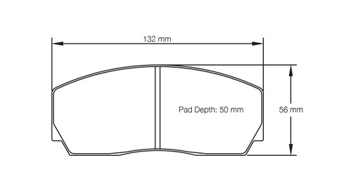 Pagid S1270 RST 5E Brake Pads for AP Racing CP2279 D50 Caliper - S1270T5E001